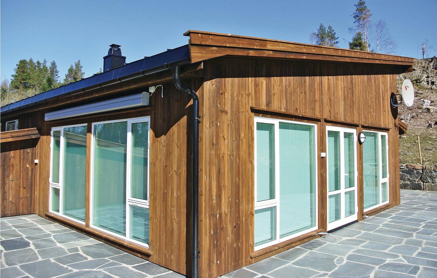 Ferienhaus für 8 Personen mit Terrasse in Farsund