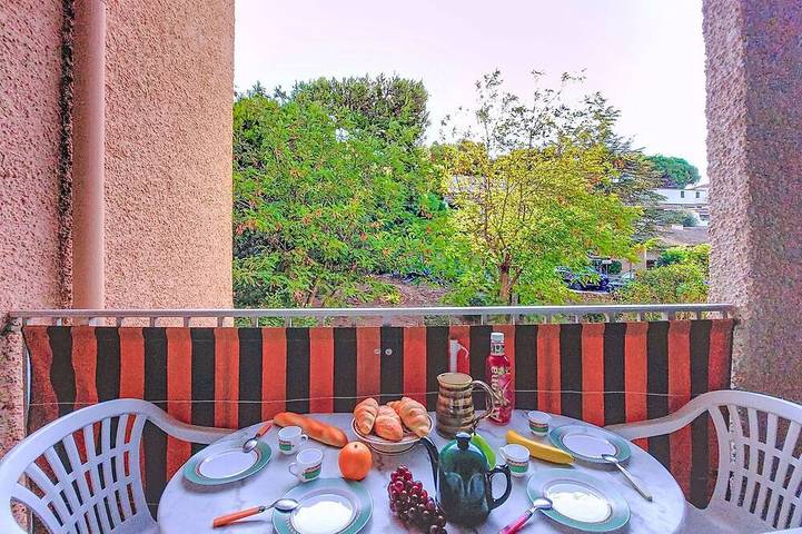 Appartement de vacances pour 4 personnes, avec jardin