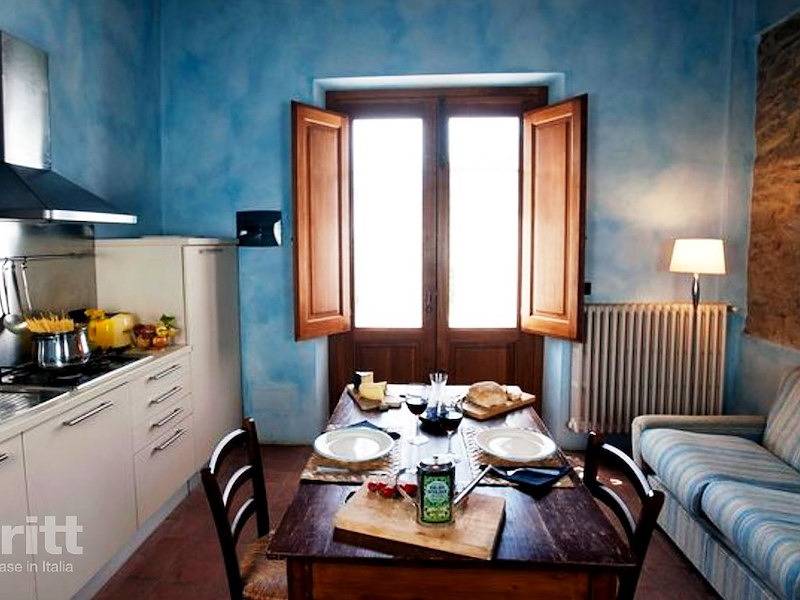 Tritt — Ferienwohnung für 2 Personen mit Pool in der Toskana in der Nähe von Arezzo in Castelfranco di sopra, Castelfranco Piandiscò (gemeinde)
