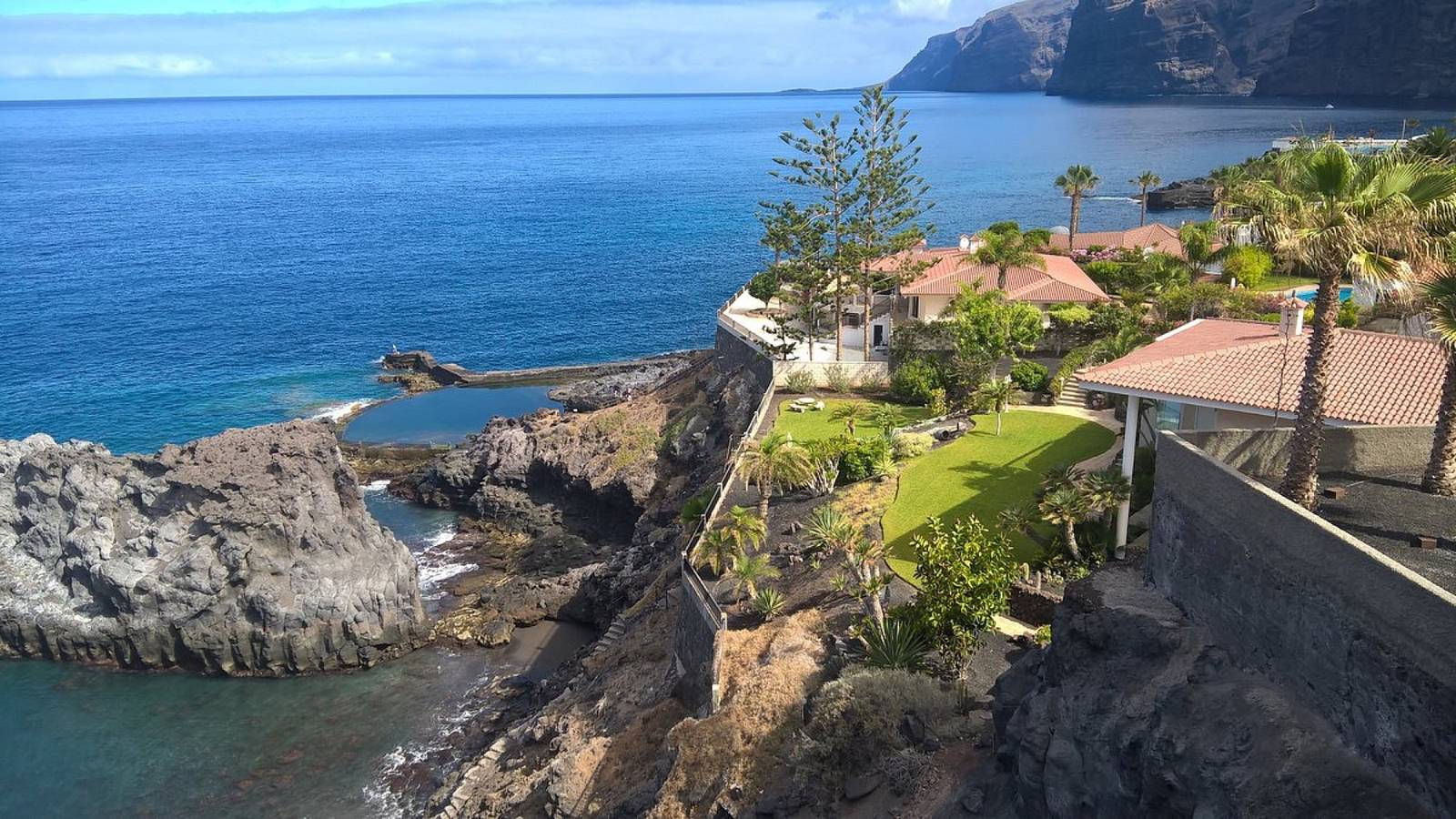 Villa de vacances 'Spinnaker Playa' avec vue sur la mer, terrasse privée et Wi-Fi in La Arena, Santiago del Teide