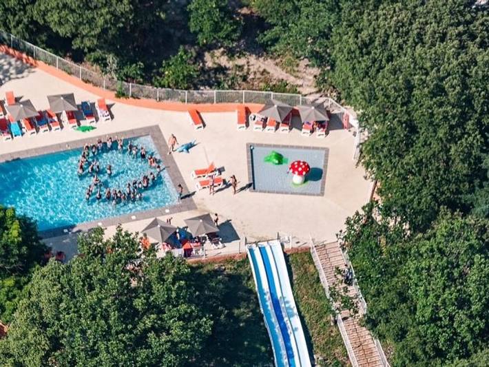Camping Sites et Paysages - La Marette  - Chalet 4 personen - Nemo - Eiche in Joannas, Parc naturel régional des Monts d'Ardèche
