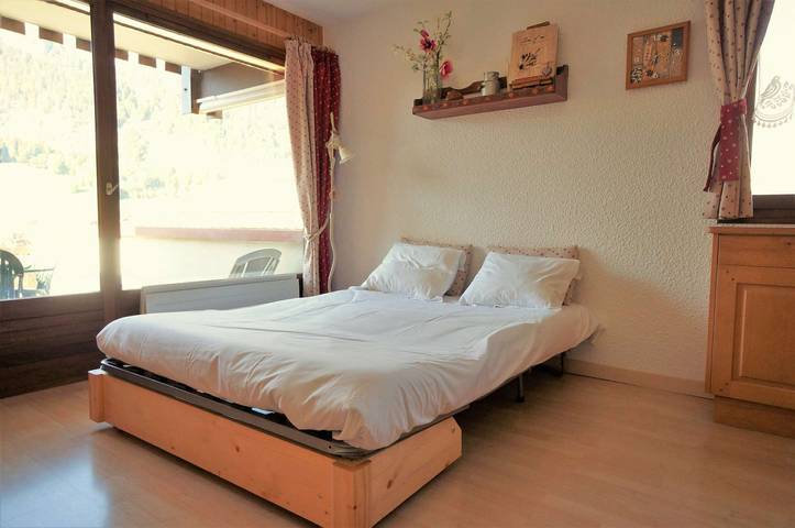 Appartement de vacances entier, Cottagnes 1 Ar : A 100 mètres des pistes, Grande Terrasse et Vue Montagnes in Le Grand-Bornand, Région d'Annecy