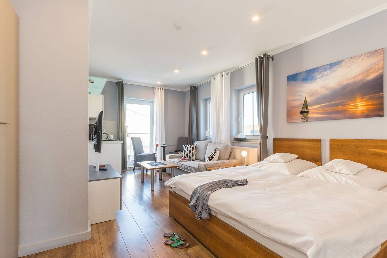 Ganze Wohnung, Ferienappartement "Neue Galerie 2" - im Ortskern ca. 20 m² für 2 Personen in Ahrenshoop, Fischland