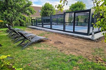 Location de vacances pour 12 personnes, avec jardin à Petiville