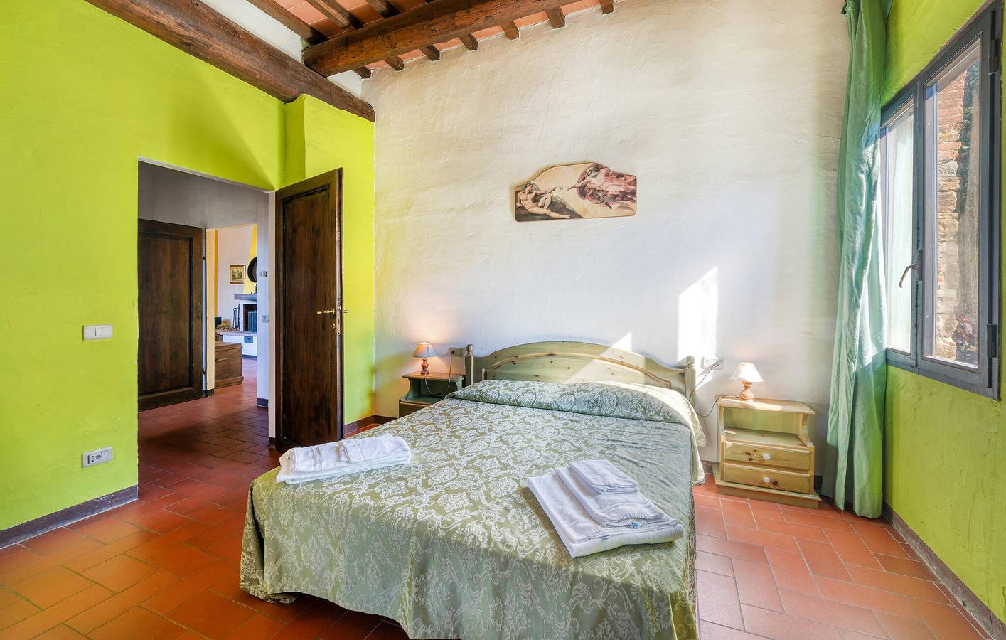 Gemütliche Wohnung mit Pool, Parkplatz und Garten in Dicomano in Dicomano, Florenz Provinz