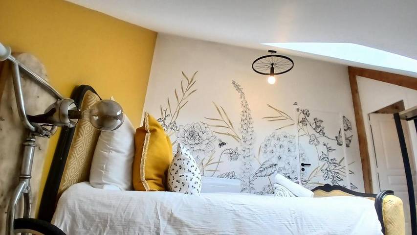 Chambre d’hôte pour 2 personnes, avec jardin et vue