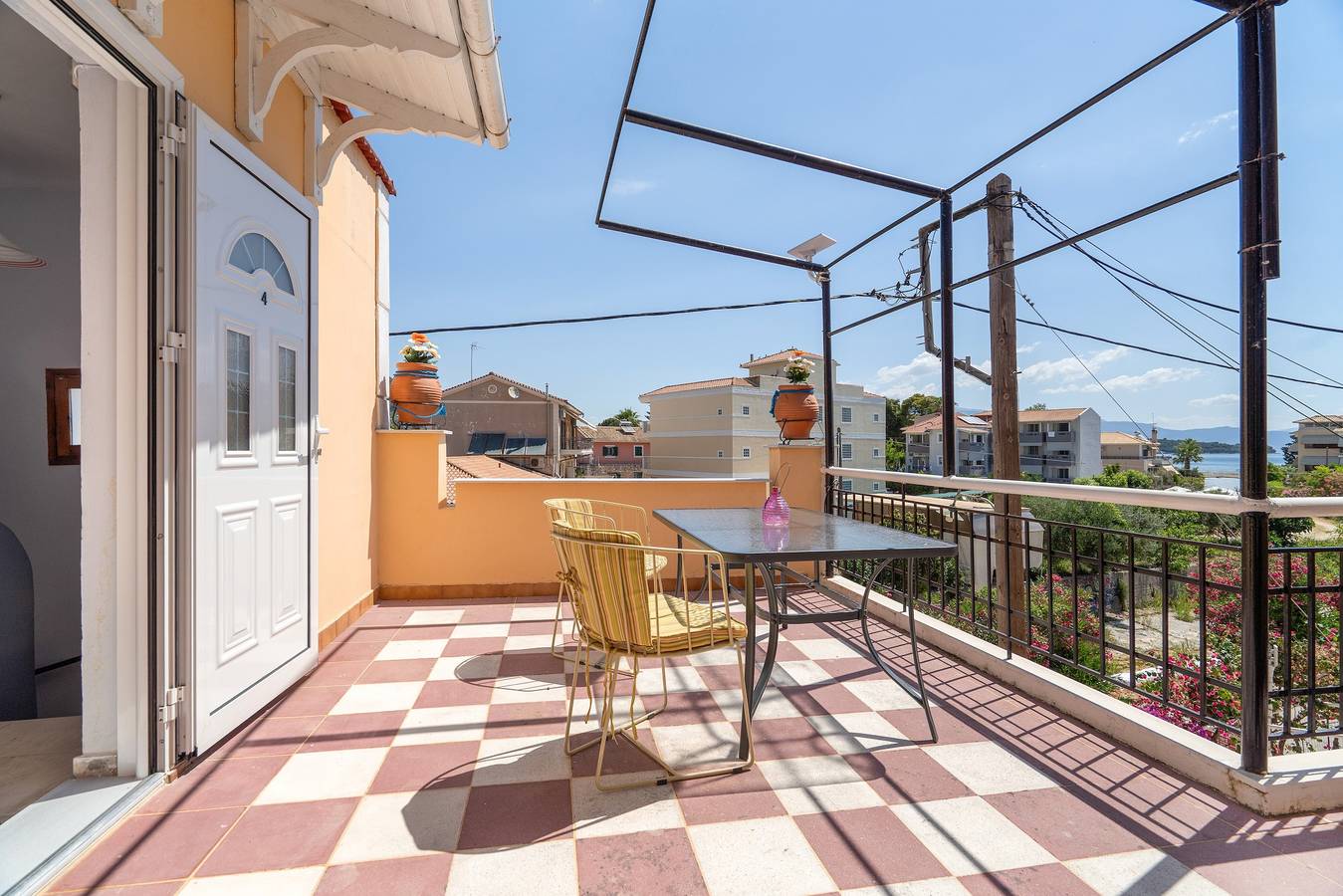 Ganze Wohnung, Apartment 'Mati Sea View' mit Meerblick, Wlan und Klimaanlage in Nydri, Griechenland