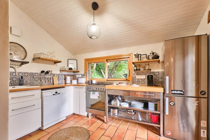 Maison de vacances 'L'atelier M' avec vue sur la montagne, terrasse privée et jardin privé in Quaix-en-Chartreuse, Isère