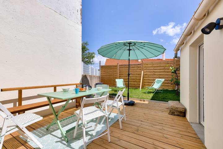 Casa de vacaciones para 3 personas, con terraza y jardín - 1