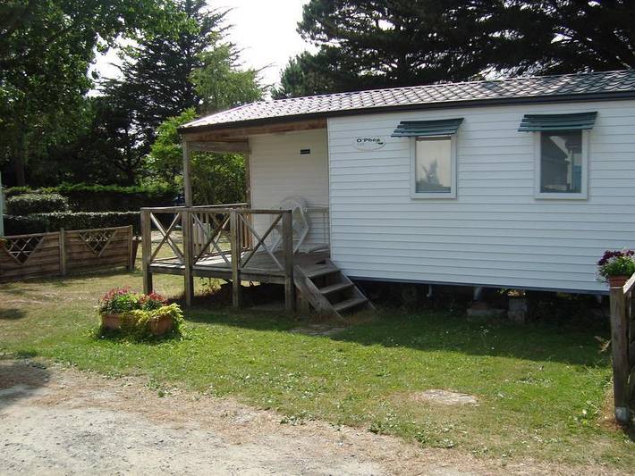 Camping le Beaupré - Mobilheim 5 personen - O'Phéa 23m² integrierte Terrasse - 2 Schlafzimmer in Mesquer, Côte d'Amour