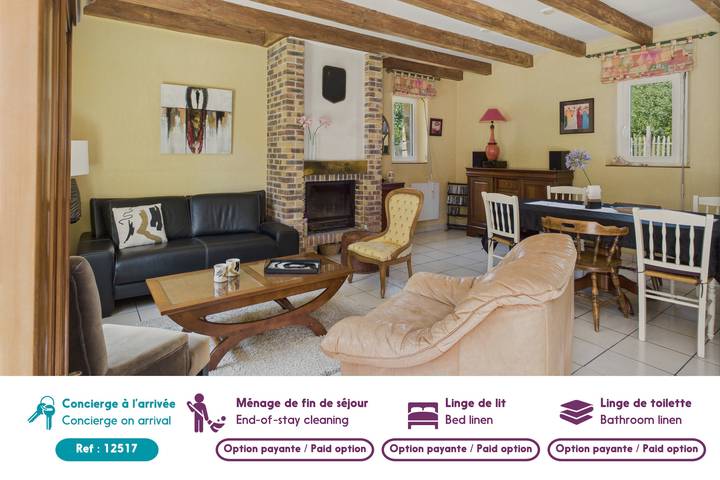Location de vacances pour 8 personnes, avec jardin et terrasse, animaux acceptés dans Plage Kerler Fouesnant - 2