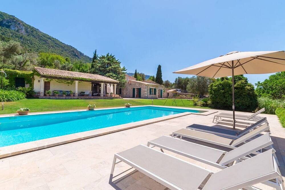 House for 8 people with private pool and playground in Valldemossa, Mallorca in Valldemossa, West Majorca