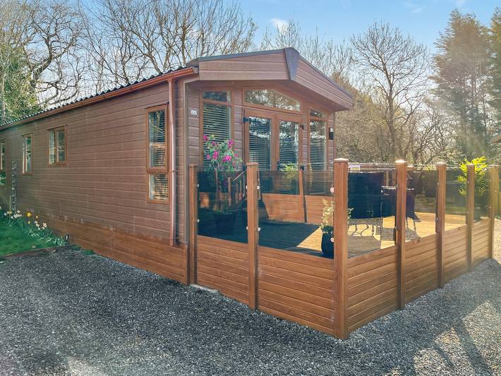 Log cabin for 4 people, with Garden in Auchterarder