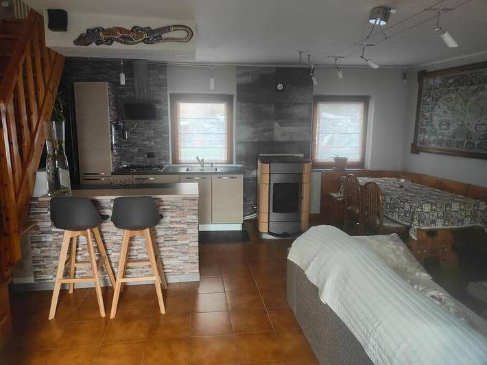 Gîte pour 6 personnes, avec Balcon et Jardin dans Fénis