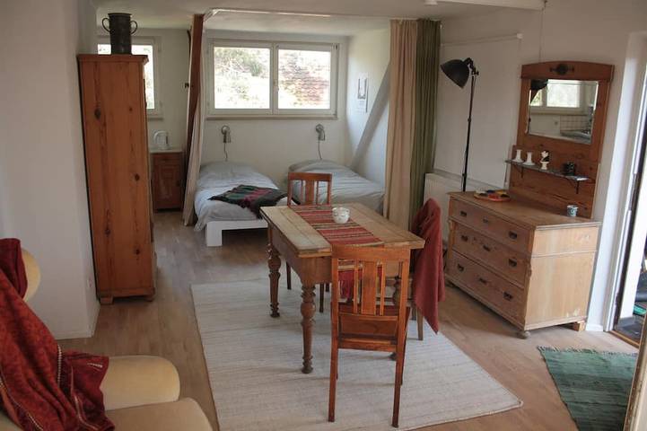 Ferienwohnung für 2 Personen, mit Balkon und Terrasse