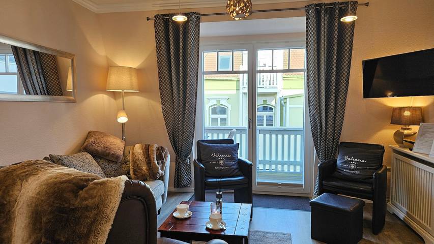 Ferienwohnung für 4 Personen, mit Seeblick und Garten sowie Sauna, kinderfreundlich in Kühlungsborn