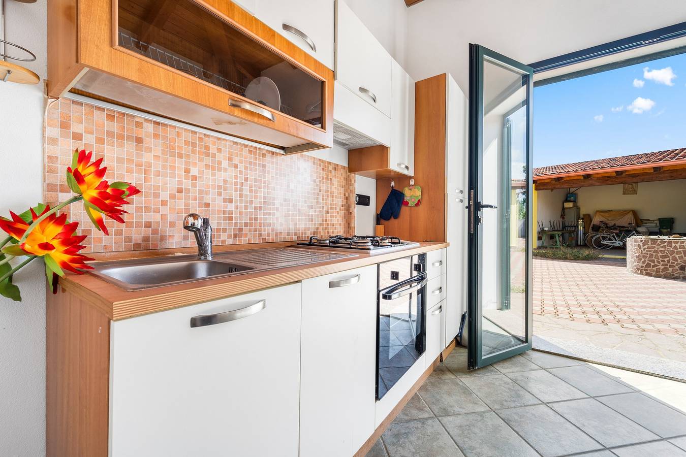 Casa de vacaciones Residencia Sulcis 2 con terraza compartida y A/C in Is Cuccus, Masainas