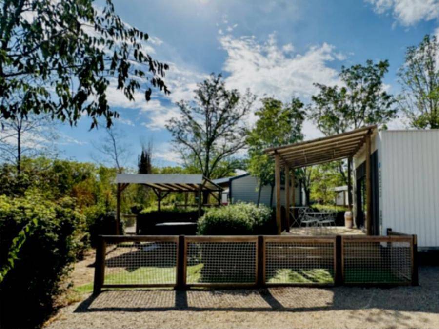Camping Paradis les Rives de l'Hérault - Mobilheim 2 personen - Mh Premium Paradies Studio 2p in Gignac, Lodève und Umgebung
