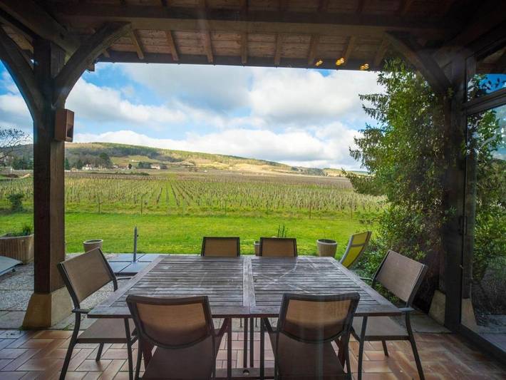 Maison de vacances pour 7 personnes, avec Terrasse ainsi que Jardin et Vue