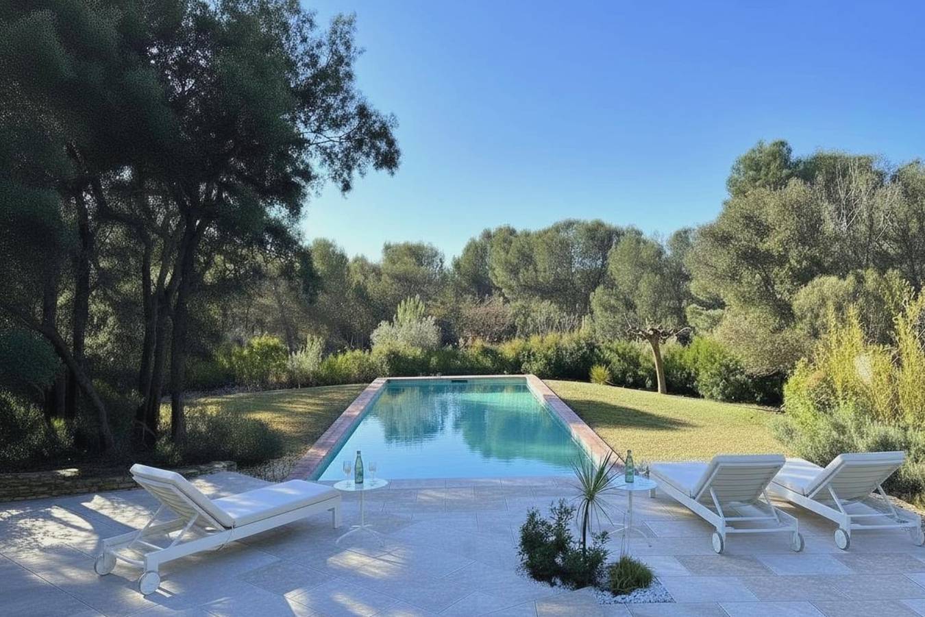 Countryside villa with swimming pool in Lambesc, Region de Aix-en-Provence
