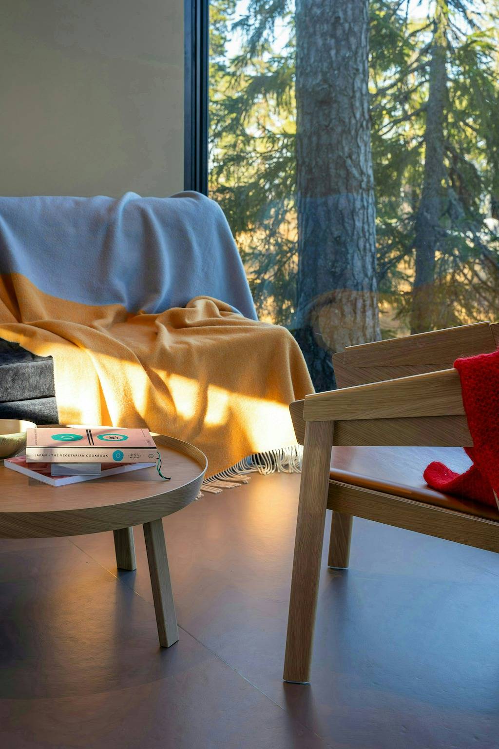 Moderne Hütte an den Langlaufloipen auf Blefjell in Flesberg