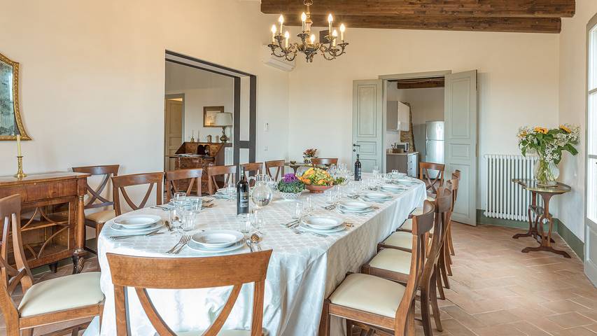 Location de vacances pour 16 personnes, avec terrasse et jardin, animaux acceptés à Buonconvento - 4