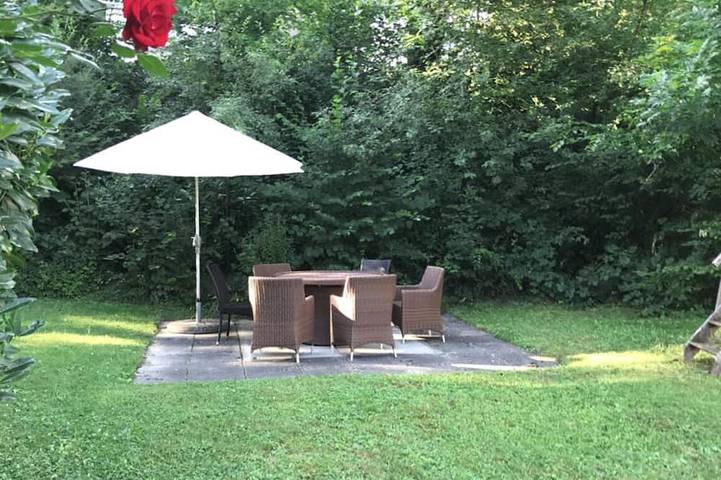 Ferienwohnung für 6 Personen, mit Garten und Balkon, mit Haustier