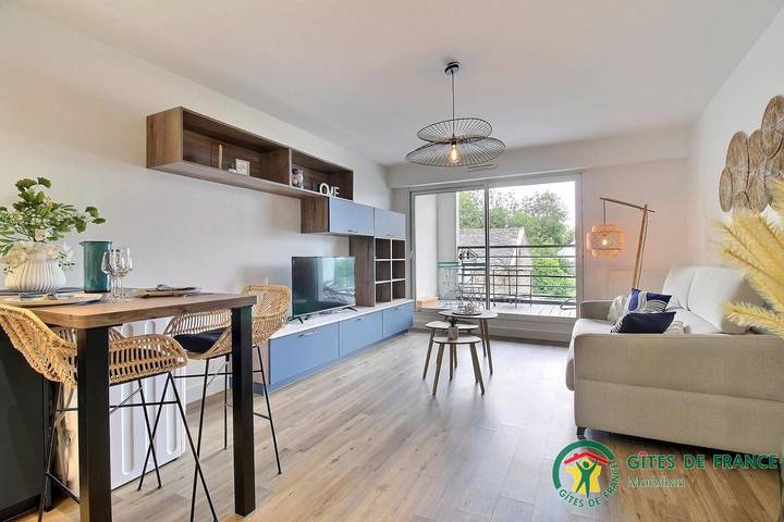 Gîte pour 2 personnes, avec Terrasse et Vue à Vannes