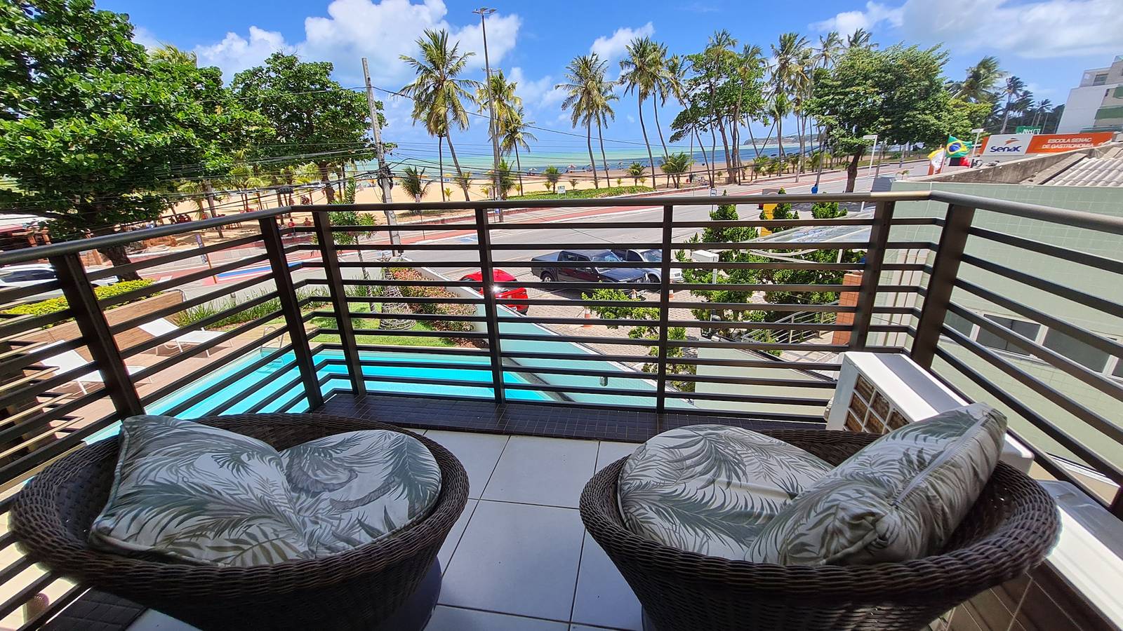Geheel appartement, Vakantieappartement voor 6 personen met tuin in Cabo Branco, João Pessoa (gemeente)