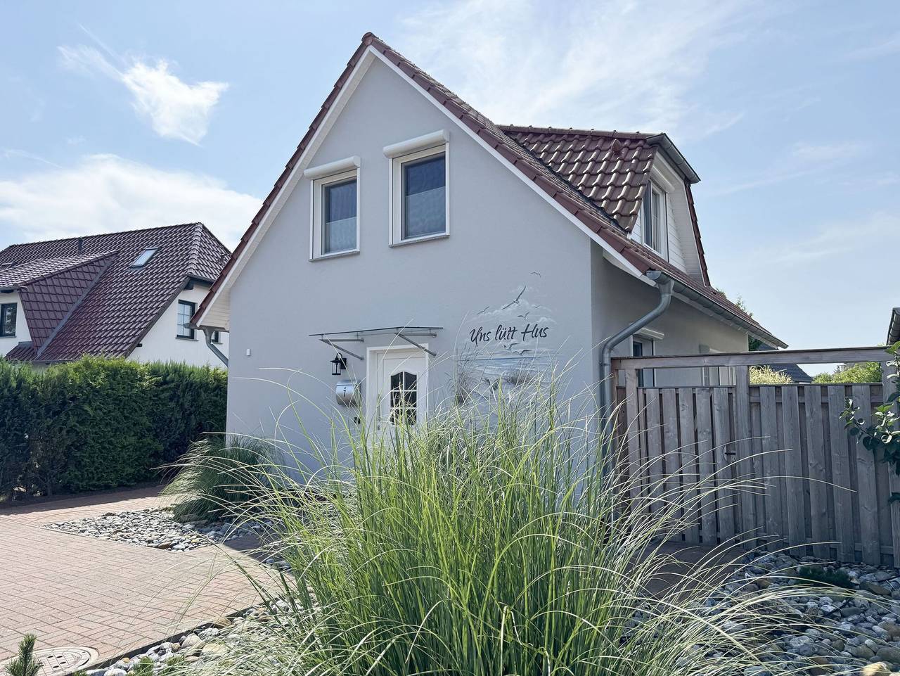 F: Ferienhaus Uns lütt Hus mit Sauna, Kamin & Terrasse - Ferienhaus Uns lütt Hus mit Sauna, Kamin & Terrasse in Selliner See, Baabe