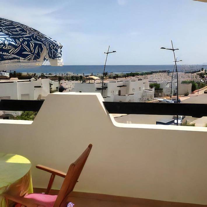 Gîte pour 7 personnes, avec terrasse et piscine ainsi que vue et jardin à Fnideq - 2