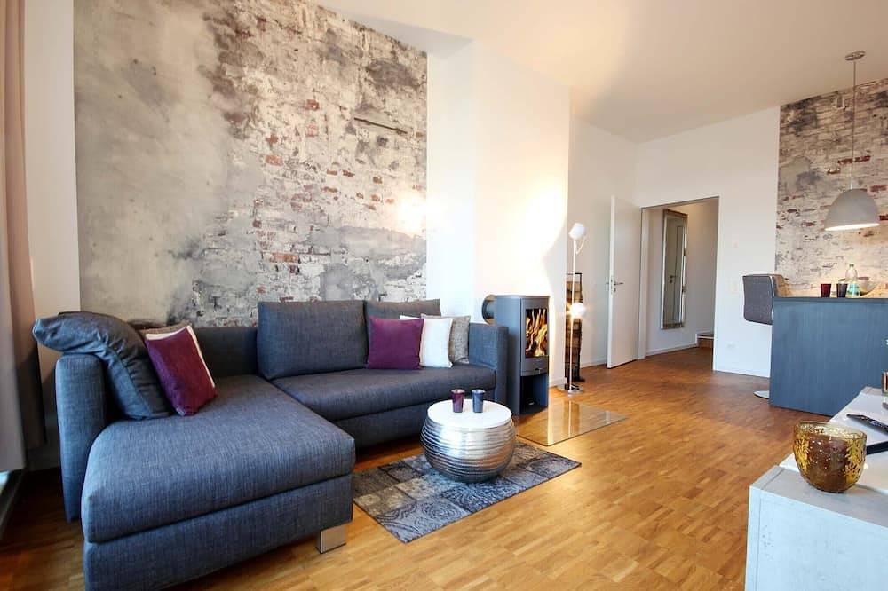 Exclusives Penthouse-Loft am langen Sandstrand mit Infrarot-Kabine in Ostseebad Binz, Binz