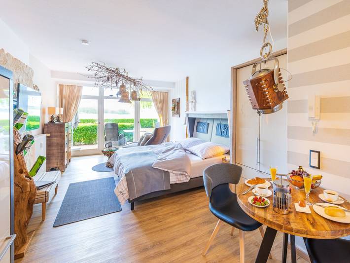 Ganze Wohnung, Gemütliches Surf-Apartment in der Nähe eines textilfreien Strandes – mit allem Nötigen ausgestattet in Binz, Rügen