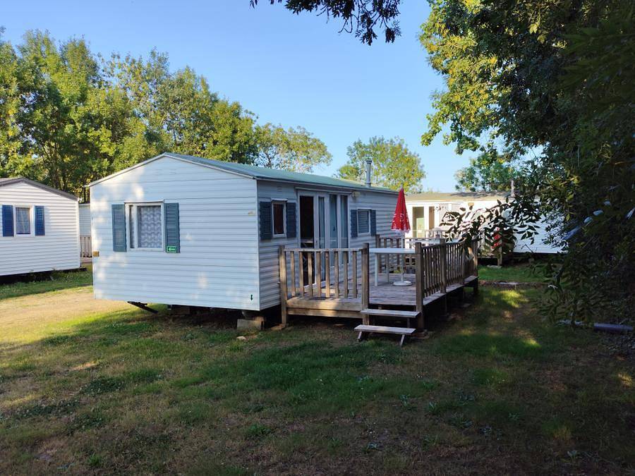 Camping Au Vent des Marais - Mobilheim 4 personen - Eco in Longeville-sur-Mer, Vendée