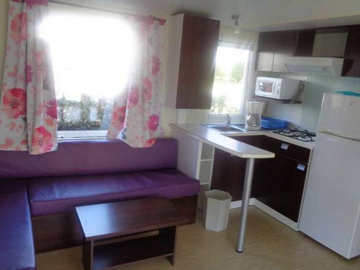 Mobil home pour 6 personnes, avec terrasse et piscine à Vairé - 2