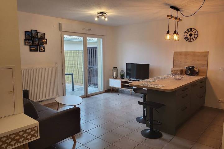 Location de vacances pour 4 personnes, avec jardin à Le Teich