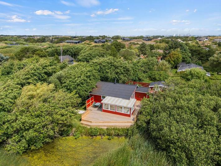 Villa for 4 personer, med Balkon/Terrasse og Terrasse samt Søudsigt på Fanø