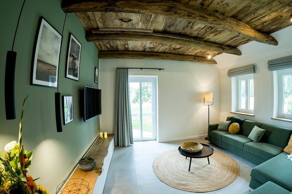 Ganze Wohnung, Zum Heuerling Ferienwohnung „Tenne“ mit Sauna in Versmold, Nordrhein-Westfalen