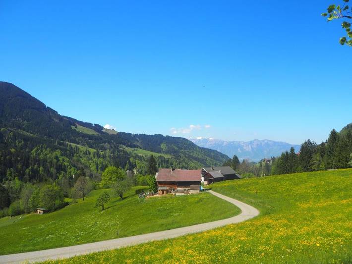 Ferienwohnung für 4 Personen, mit Ausblick und Balkon sowie Garten - 1