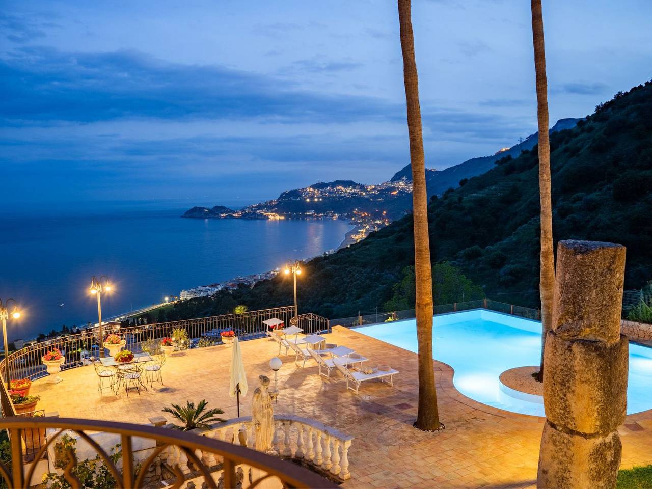 Villa Finù - Panoramavilla mit Pool in Letojanni, Province de Messina