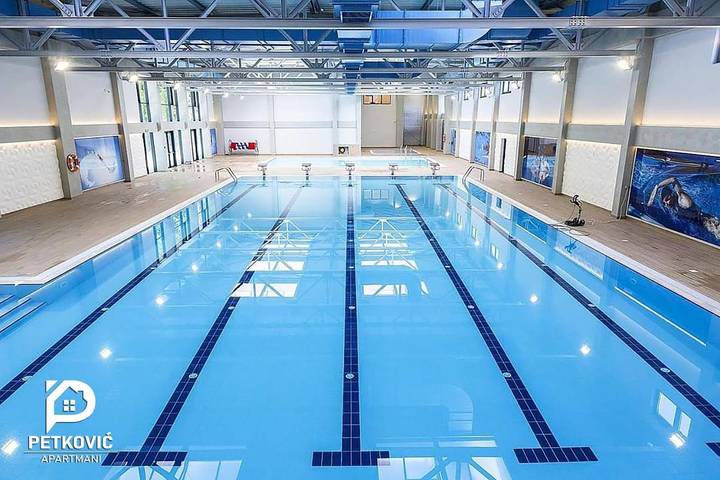 Appartement de vacances pour 4 personnes, avec terrasse ainsi que vue et piscine, animaux acceptés