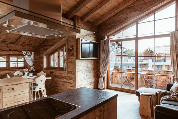 Hütte für 2 Personen, mit Balkon und Terrasse sowie Garten und Sauna in Grünten - 4
