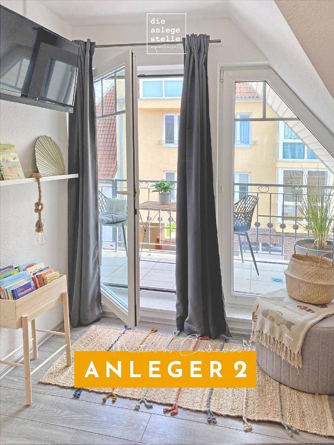 Ferienwohnung für 4 Personen, mit Ausblick und Balkon in Cuxhaven Zentrum