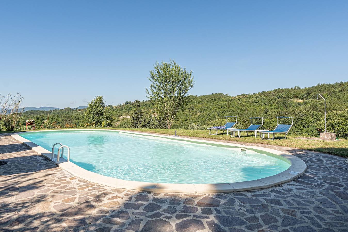 Villa "Il Rancho Grande" mit privatem Pool, privater Terrasse und Wlan in Città di Castello, Valtiberina