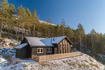Ferienhaus für 8 Personen, mit Terrasse und Garten sowie Sauna in Ost-Norwegen