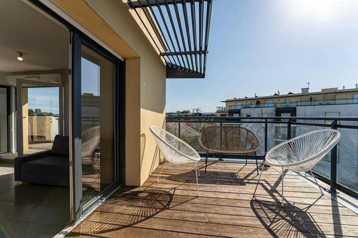 Appartement entier, Bordeaux Mérignac appartement 2 Pièces - 2 Terrasses in Mérignac, Région de Bordeaux