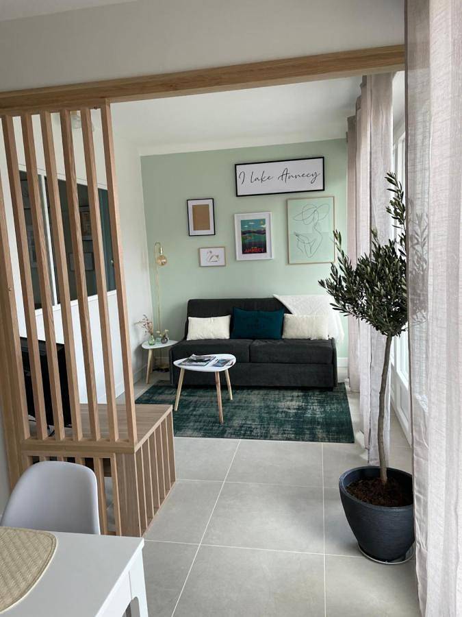 Gîte pour 4 personnes, avec balcon dans Gare d'Annecy