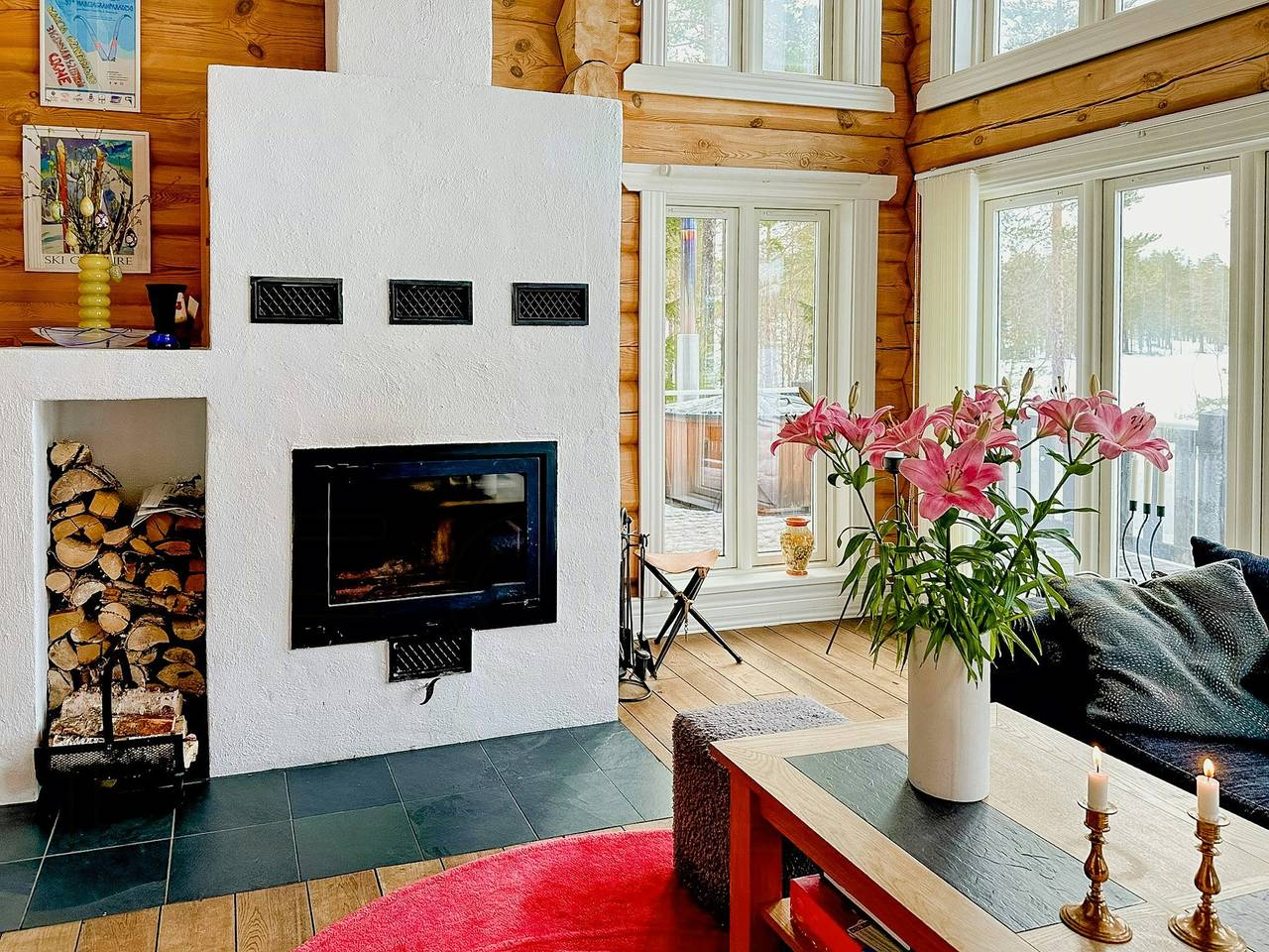 Handgefertigtes Blockhaus am See in Vemdalen in Vemdalen, Jämtland