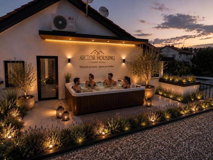 Casa de férias para 3 pessoas, com jardim e jacuzzi e ainda piscina em São Pedro do Sul