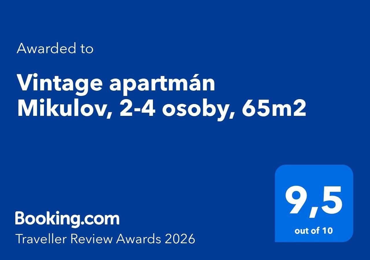 Geheel appartement, Vintage apartmán Mikulov, 2-4 osoby, 65m2 in Mikulov, Zuid-Moravië